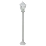 Vidaxl Pile Lighting for Garden E27 110 CM Aluminium White 6 STS