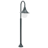 Vidaxl Pale Lighting Garden E27 120 cm Aluminium mørkegrøn