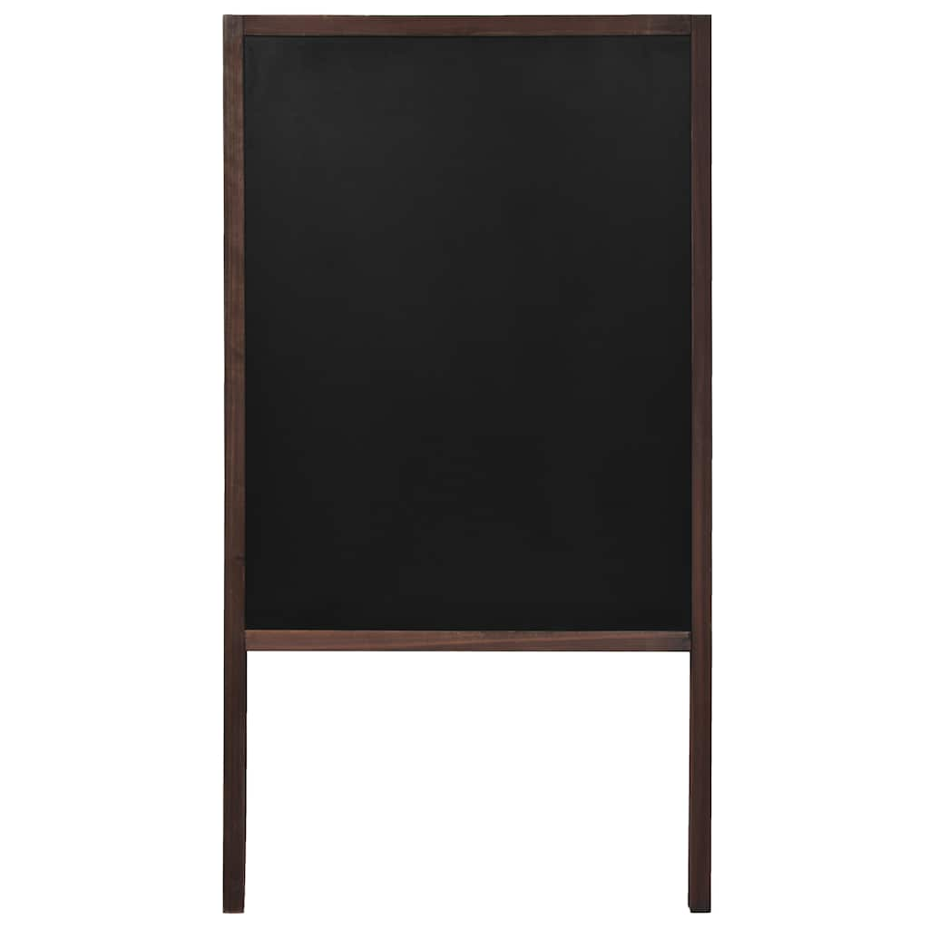 Vidaxl Chalkboard Double -Tided Detaided 60x80 cm Cedar Wood