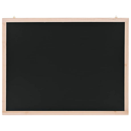 Vidaxl krijtbord voor aan de wand 60x80 cm cederhout