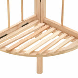 Vidaxl hoekschap 27x27x110 cm cederhout