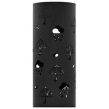 Tableau du parapluie Vidaxl Black en acier