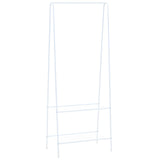 Rack de vêtements Vidaxl 59x35x150 cm blanc