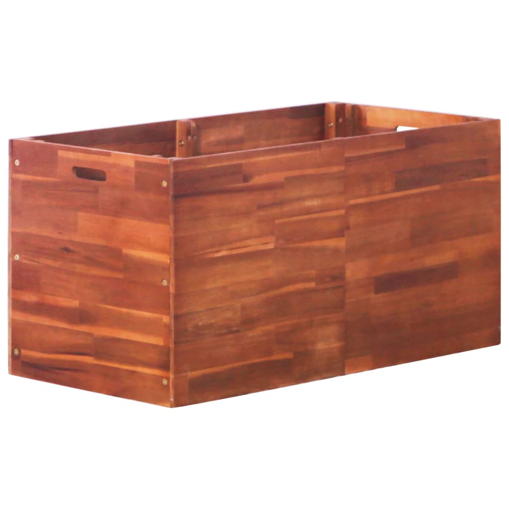 Vidaxl Planter surélevé 100x50x50 cm en bois acacia