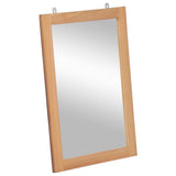 Vidaxl wandspiegel 50x70 cm massief teakhout