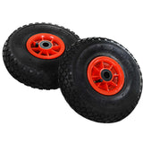 Vidaxl hand truck wheels 2 pcs 3.00-4 (245x82) rubber