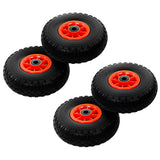 Vidaxl Hand Truck Wheels 3.00-4 (260x85) Solid PU 4 ks