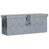 Vidaxl Aluminium Box 48.5x14x20 cm srebrny