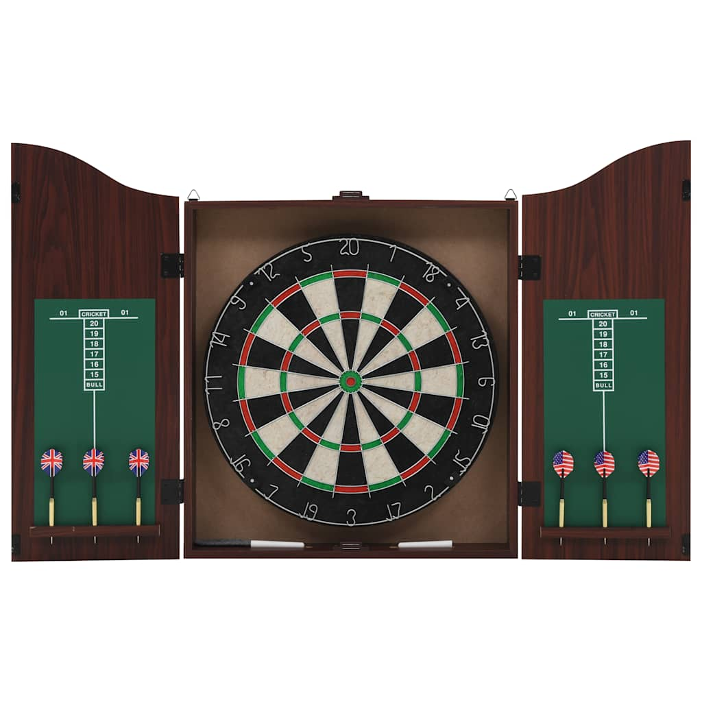 Vidaxl Dartboard Professional avec placard et 6 fléchettes Sisal