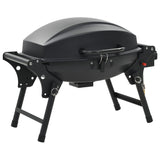 Vidaxl GasbarBecue avec zone de cuisson noire