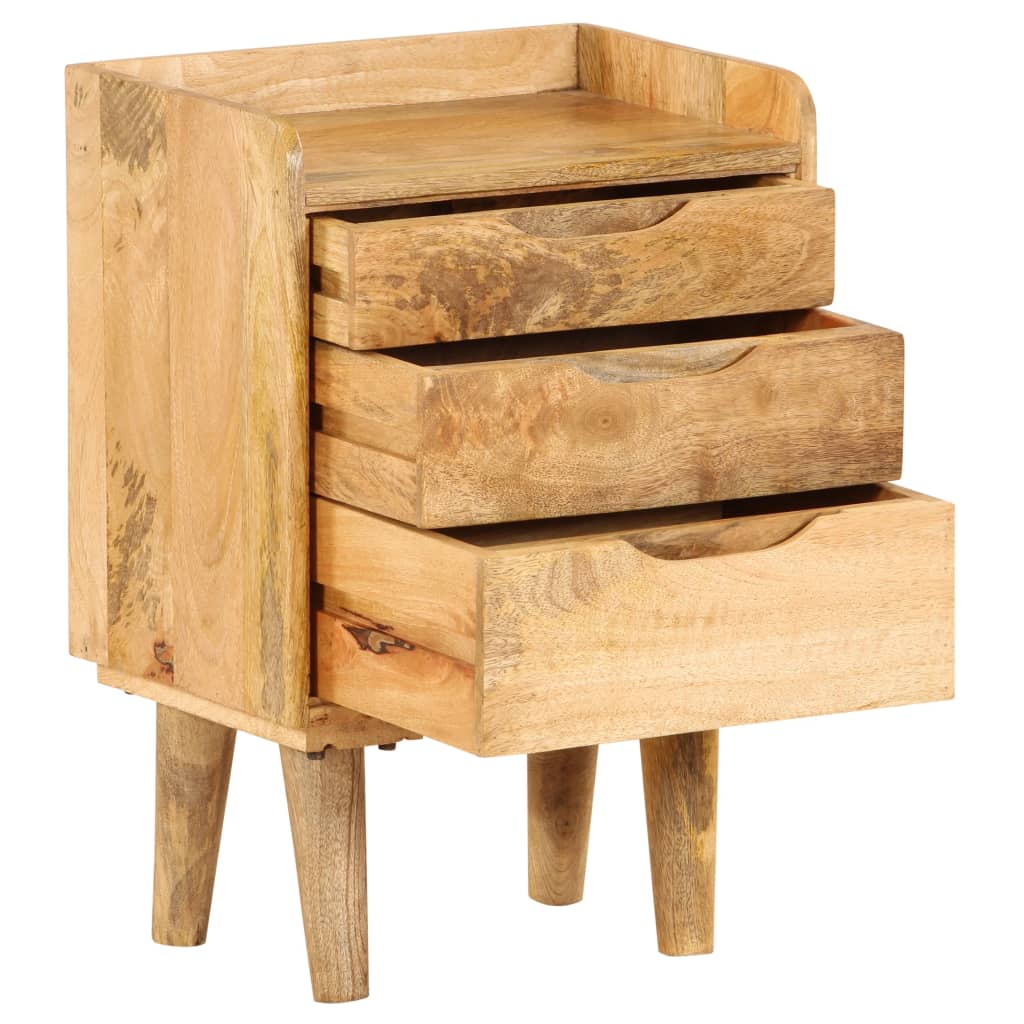 Vidaxl nachtkastje 40x30x59,5 cm massief mangohout