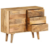 Vidaxl dressoir 90x30x69 cm massief mangohout