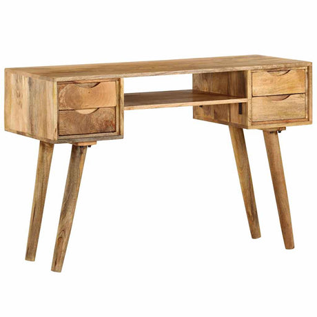 Vidaxl schrijftafel 115x47x76 cm massief mangohout