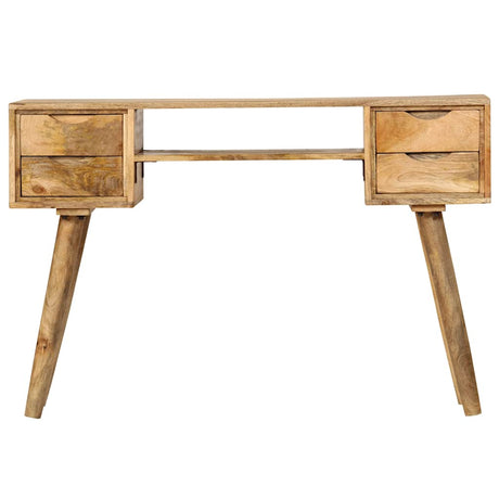 Vidaxl schrijftafel 115x47x76 cm massief mangohout