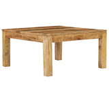 Vidaxl salontafel 80x80x40 cm massief mangohout