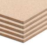 Vidaxl MDF -plater Rektangulær 120x60 cm 2,5 mm 5 STS