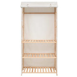 Vidaxl kledingkast 3-laags 79x40x170 cm