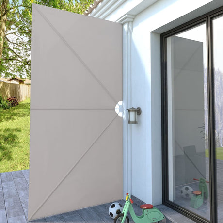 Vidaxl terrasscherm inklapbaar 400x200 cm crème
