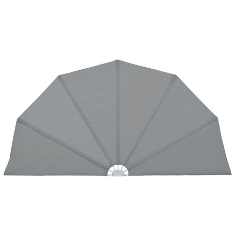 Vidaxl terrasscherm inklapbaar 160 cm grijs