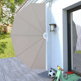 Vidaxl terrasscherm inklapbaar 160 cm crème
