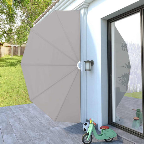 Vidaxl terrasscherm inklapbaar 200 cm crème
