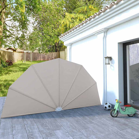 Vidaxl terrasscherm inklapbaar 200 cm crème