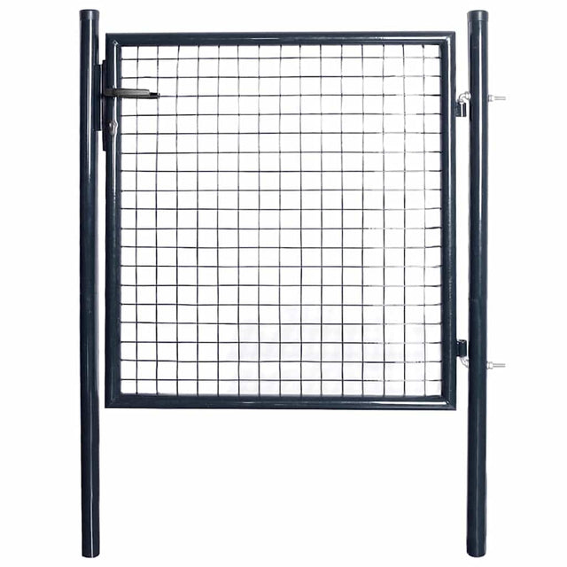 Vidaxl tuinhek van gaas gegalvaniseerd staal 100x100 cm grijs