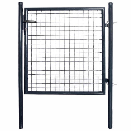 Vidaxl tuinhek van gaas gegalvaniseerd staal 100x100 cm grijs