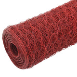 Vidaxl Chicken Wire 25x0,5 m ocel s PVC povlakem