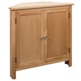 Vidaxl hoekkast 80x33,5x78 cm massief eikenhout