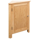 Vidaxl hoekkast 59x45x80 cm massief eikenhout