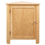 Vidaxl hoekkast 59x45x80 cm massief eikenhout