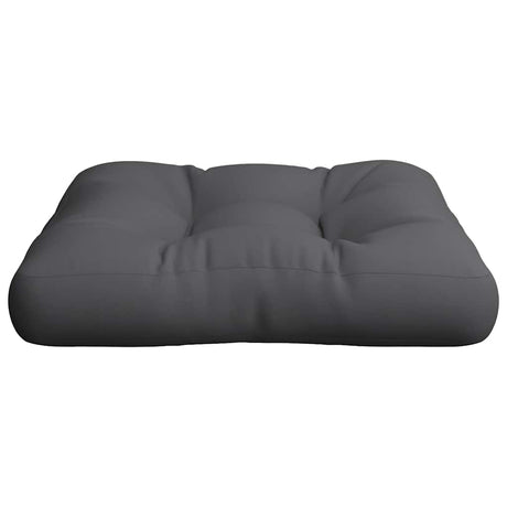 Vidaxl palletkussen 58x58x10 cm stof grijs