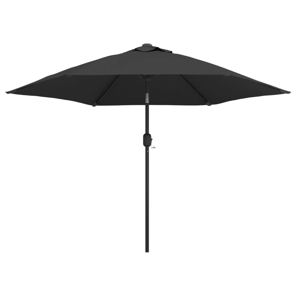 Vidaxl -parasol med metallstang 300 cm Antracitt