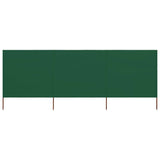 Vidaxl windscherm 3-panelen 400x120 cm stof groen