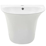 Vidaxl wasbak wit 47 x 45 x 37 cm geglazuurd keramiek