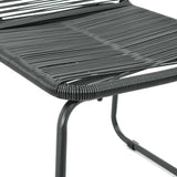 Vidaxl tuinstoelen 2 st poly rattan zwart