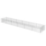 Vidaxl Gabion Planter elevado 540x90x50 cm de acero galvanizado