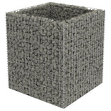 Vidaxl Gabion -Pflanzer vermehrte 90x90x100 cm verzinkter Stahl