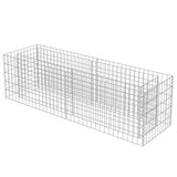 Vidaxl gabion plantenbak verhoogd 180x50x50 cm gegalvaniseerd staal