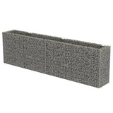 Vidaxl Gabion Planning Box höjde 360x50x100 cm Galvaniserat stål