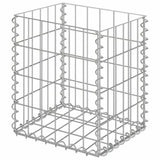 Vidaxl schanskorven 2 st 30x30x40 cm gegalvaniseerd staal