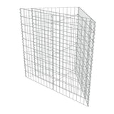 Vidaxl gabion plantenbak verhoogd 75x75x100 cm gegalvaniseerd staal