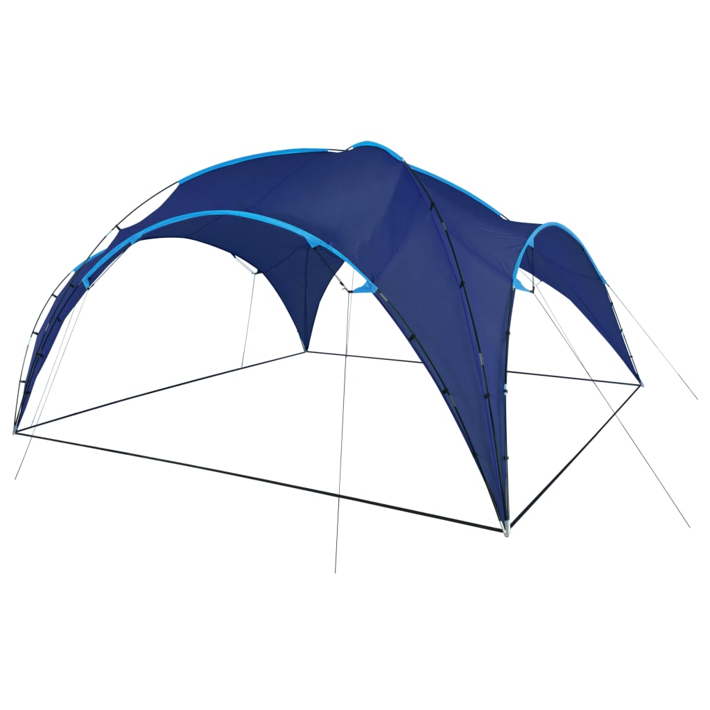 Vidaxl Partytent boog 450x450x265 cm temno modra