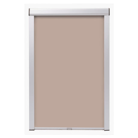 Vidaxl rolgordijn verduisterend beige ck04 ggl en ggu