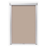 Vidaxl rolgordijn verduisterend beige mk08