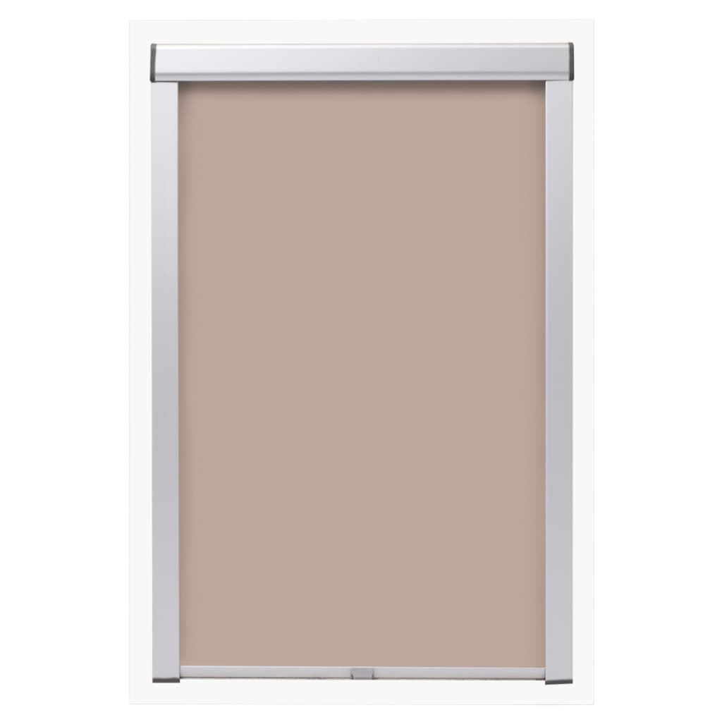 Vidaxl Roller Blind Blackout Beige PK06