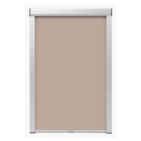 Vidaxl rolgordijn verduisterend beige sk08 ggl en ggu