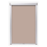 Vidaxl rolgordijn verduisterend beige uk08
