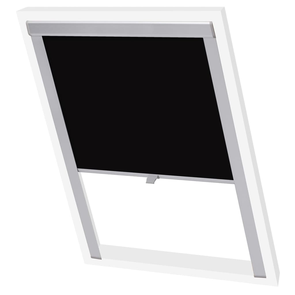 Vidaxl Roller Blind Damning Black SK08